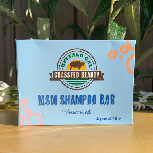 MSM Shampoo Bar (Unscented)