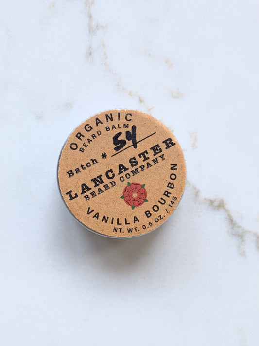 Bálsamo para barba de vainilla y bourbon (Lancaster Beard Company)